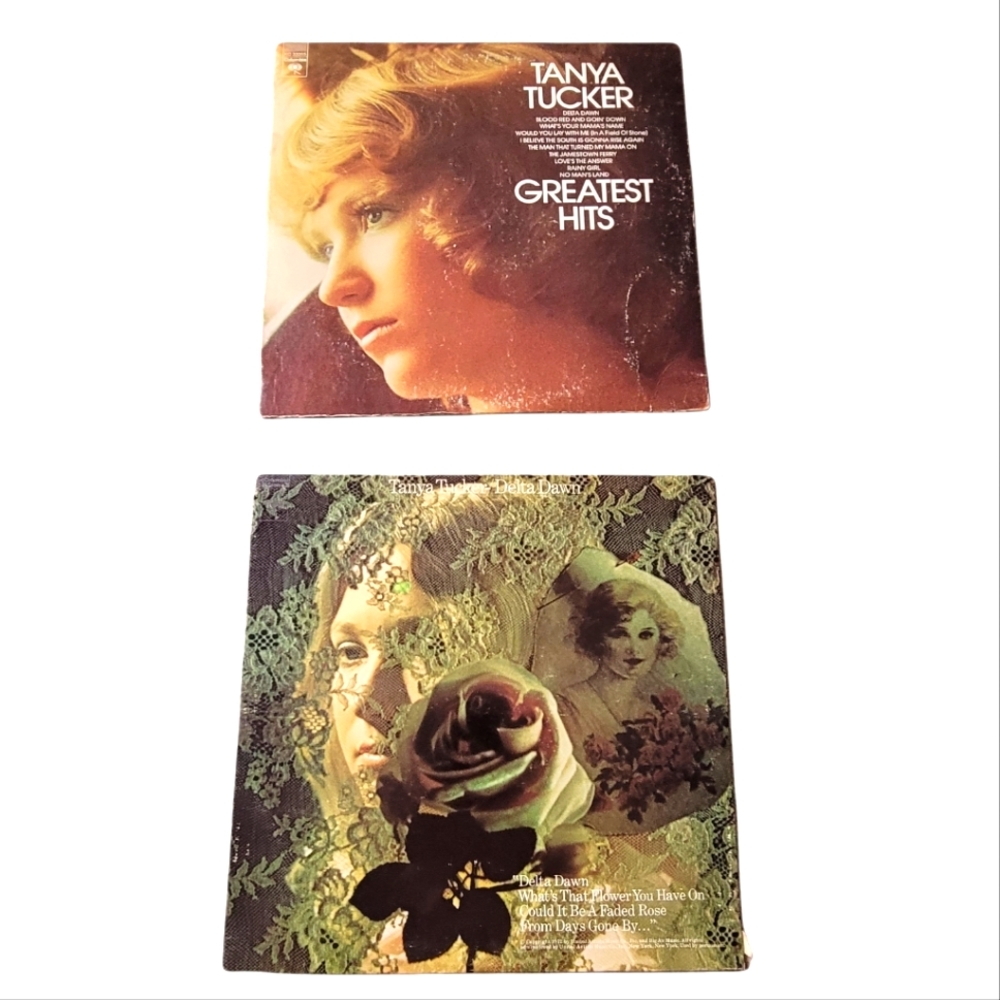 Tanya Tucker vinyl albums-Set of two